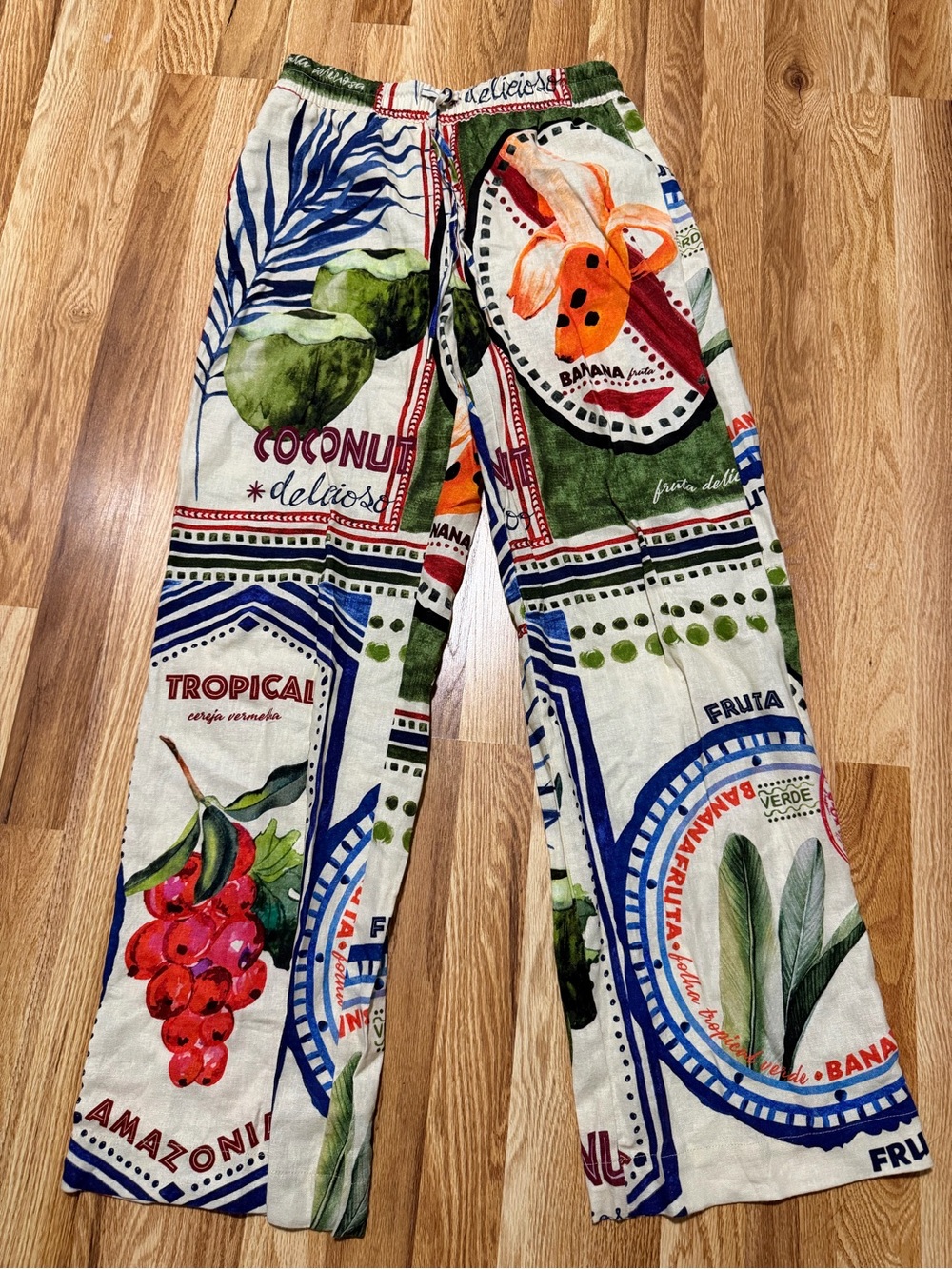 Rachel Zoe Tropical Fruit Bottoms Pants